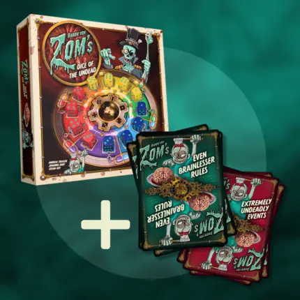 Baron von Zom’s Dice of The Undead COMBO Game & Extra Cards